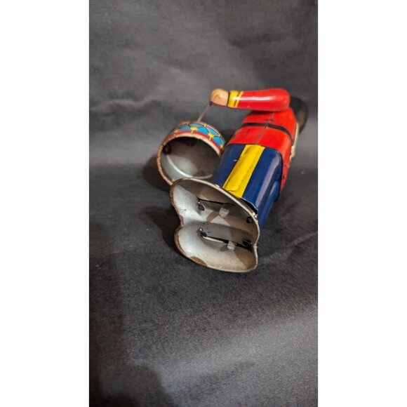 Vintage Tin Toy Drummer Soldier Wind-Up Made In Japan Collectible 7" Drummer - Picture 8 of 12